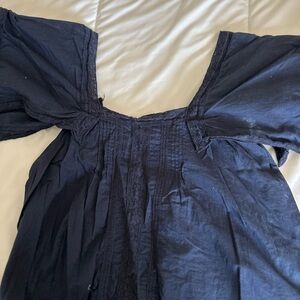 Rebecca Taylor Navy Blouse